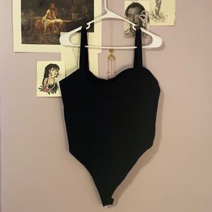 Black body con body suit